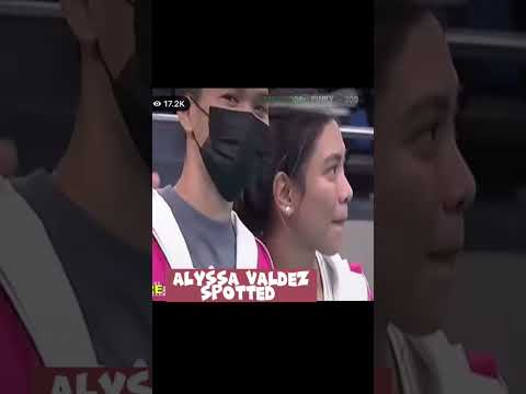 #alyssavaldez spotted sa game ng creamline team