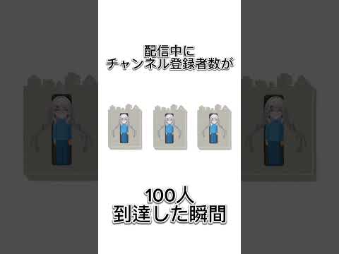 チャンネル登録者数100人ありがとうございます！ #vtuber #新人vtuber #shorts #バズれ