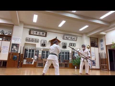 Bo vs Ekudi practice 棒対エークディ稽古 #信武舘 #古武道 #karate #shimbukan #okinawa #空手 #kobudo #沖縄