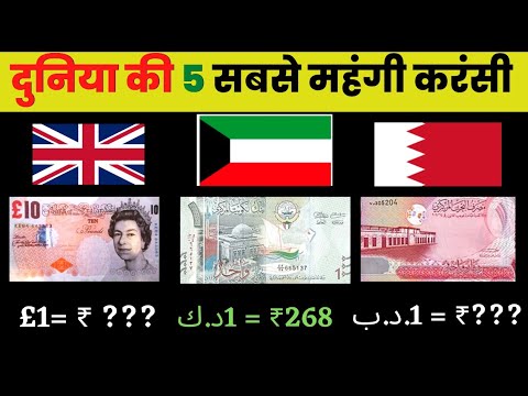 STRONGEST CURRENCY ।। Top 5 Strongest Currency In The World 2022 🔥। दुनिया की 5 सबसे मजबूत करंसी🔥।।