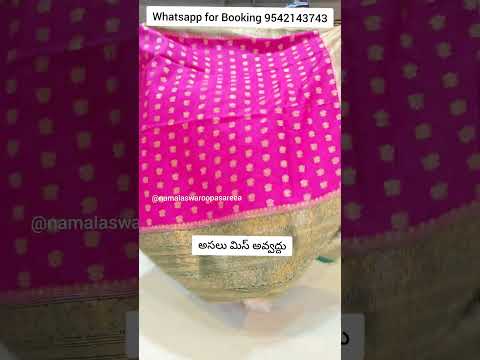 Whatsapp for Booking 9542143743 || #fancysarees #saree #latestcollection