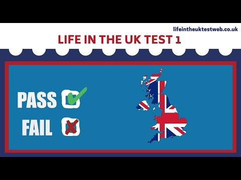 🇬🇧 Life in the UK Test 2024 - Free Citizenship tests practice-TEST 1 📚