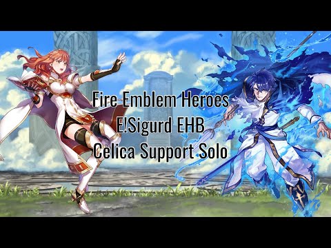 Fire Emblem Heroes - E!Sigurd Emblem Hero Battle ABYSSAL - Celica Support Solo