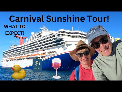 Carnival Sunshine Ship Tour! What To Expect! It's Almost 30 Years Old! WE WERE SHOCKED! #carnival