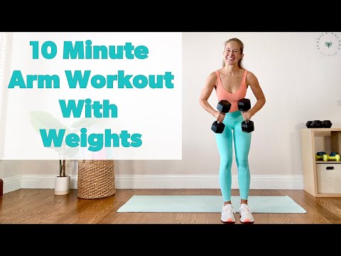 10 Minute Arm Workout with Weights