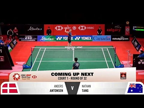 Anders Antonsen [ DEN ] VS. Nathan Tang [ MAS ] Yonex Canada Open 2024 #sports #yonexcanadaopen2024