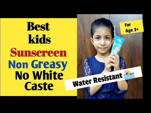 WOW Kids Sunscreen Review |Honest Review |Benefits|Right way to apply sunscreen #kidssunscreen