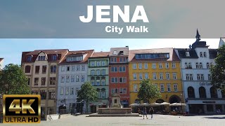 JENA City Walk |  4K UHD | ⛅ | 🇩🇪 | GERMANY