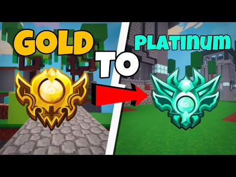 DUO QUEUING TO TRY AND GET PLATINUM RANK BACK.. (Roblox Bedwars S11 Ranked)