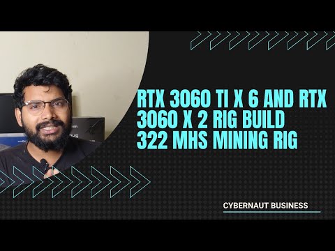 Rtx 3060Ti ×6 and Rtx 3060 ×2 Rig build |322 Mhs Mining Rig