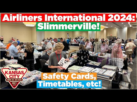 AIRLINERS INTERNATIONAL 2024: Slimmerville! (Safety Cards, Timetables, etc!)