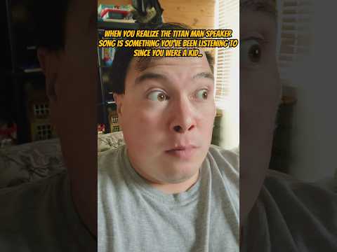 Titan Speaker Man Song Reaction #shorts #titanspeakerman #tearsforfears