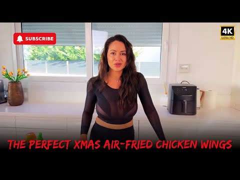 🍗 [4K] The Perfect Xmas Air-Fried Chicken Wings | Easy, Crispy, and Delicious Recipe