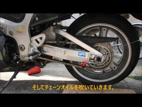 【バイクメンテナンス】ＨＡＹＡＢＵＳＡのチェーン掃除