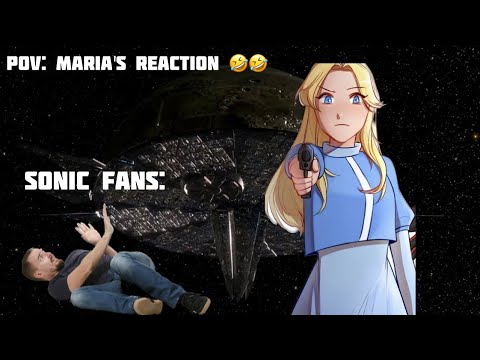 POV: Maria Robotnik's Reaction to Sonic Fans cheering over her death 🤣🤣🤣🤣 #TurkiMemes