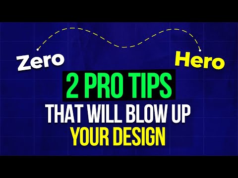 2 Zero to Hero Tips for Graphic Designer - That will Blow up Your Design #graphicdesign #shorts