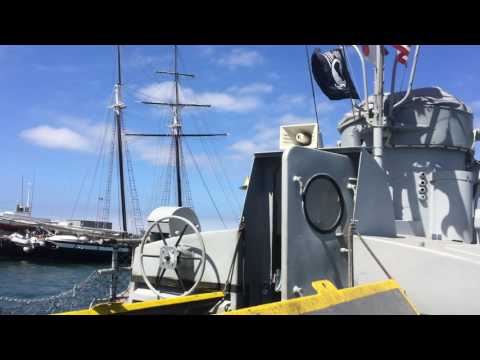 Swift Boat Leaving Dock