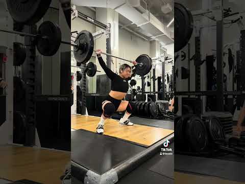 Front squat, snatch, clean & jerk sesh #olympiclifting #motivation