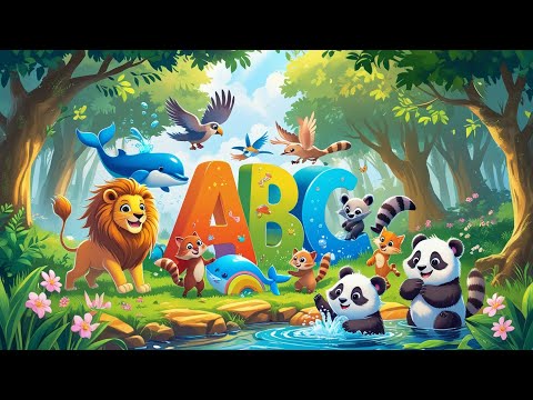 Learn ABC Animals Phonics 🎶 Learn Alphabet Sounds with Fun Nursery Rhymes for Kids! 🌟