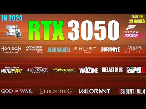 RTX 3050 Laptop : Test in 25 Games in 2024 - is 4GB of VRAM Enough?