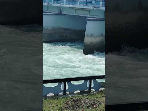 Hydro power Dam on Ganga ji Rishikesh #rishikesh #ganga #gangariver #uttarakhand #dam #haridwar