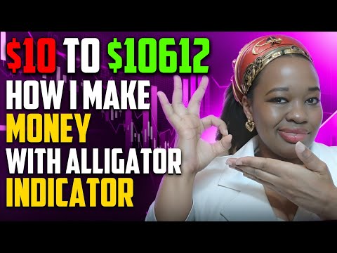 HOW TO USE ALLIGATOR INDICATOR FOR QUOTEX $10 TO $10612 | My favorite quotex trading strategy