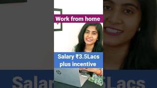 Work from home job for freshers #workfromhomejob #jobforfreshers #graduatejobs #youtubeshorts