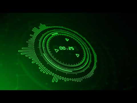 COUNTDOWN TIMER 1 min ( v 672 ) 60 sec with sound music effects 4K