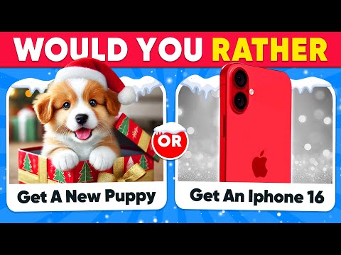 Would You Rather...? CHRISTMAS Edition 🎅🎄🎁 Quiz Kingdom