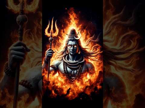 Lord Mahakal Wields His Trident in the Thunderstorm #mahakaal #mahakal_status #jaimahakal #trishul