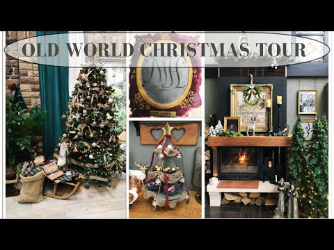 OLD WORLD CHRISTMAS HOME TOUR (PLUS TWO DIYS)