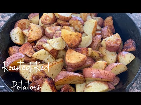 Garlic and Herb Roasted Red Potatoes | How to Make Crispy Roasted Potatoes | Easy Recipe