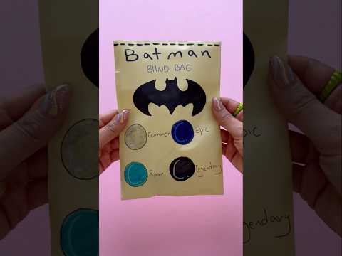 Batman blind bag #blindbag #squishy #papercraft #diy #papersquishy #craft #blindbagopening #batman