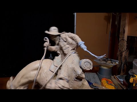 A BURR UNDER THE SADDLE BLANKET   Sculpting the Cowboy's Left Hand and Quirt