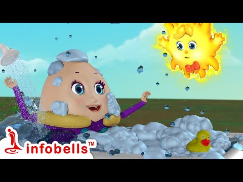 Humpty Dumpty Don't Waste Water | Bengali Rhymes & Cartoons | Infobells