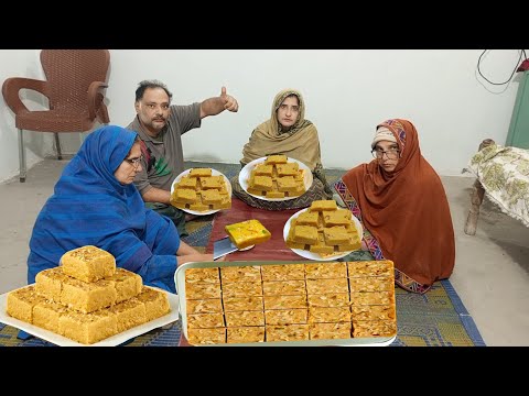 Village Life | Bachoun Ke Farmaish Pe Banai Special Besan Barfi | Irma's family vlog