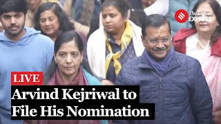 Kejriwal Nomination LIVE: Arvind Kejriwal on Padyatra hours before his nomination | Delhi Election