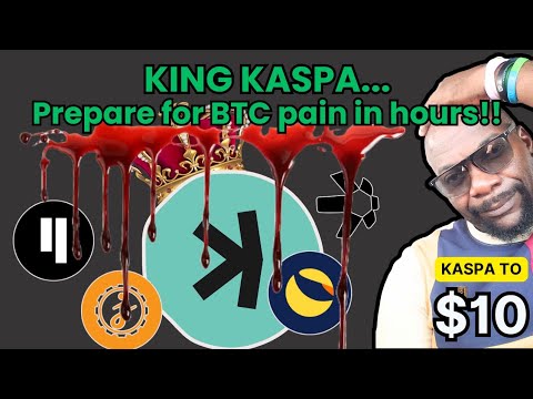 KING KASPA... Prepare for BTC pain in hours!!   #kas #jas #qnt #qubic #btc