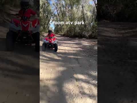 Croom atv vlog raptor 90 and trx 90 #dirtbike #honda #croomatvpark