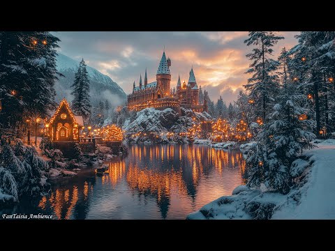 Celtic Fantasy Music - Castle of Winter, Snowy Village, Medieval Ambience, Magical, Relaxation