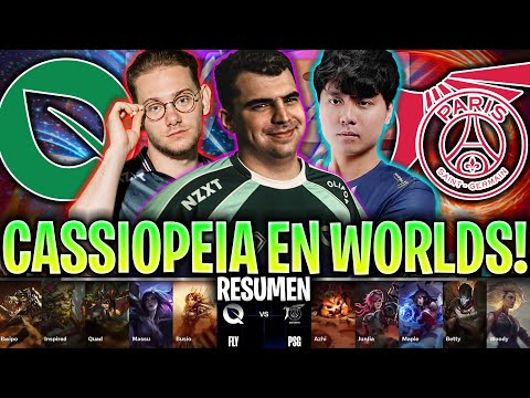 EL EQUIPO DE BWIPO SACA CASSIOPEIA MID EN WORLDS! | FLY vs PSG RESUMEN SWISS STAGE WORLDS 2024 LVP