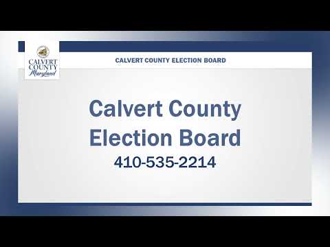 Official 2024 General Election Results, Nov. 20, 2024, Calvert County, MD