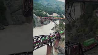 An epic display of man and nature in the Fraser Canyon!