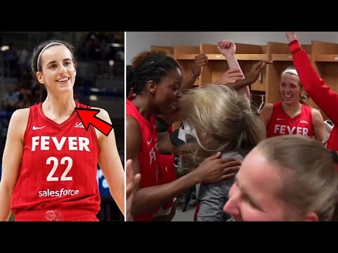 Indiana Fever Locker Room Celebration After Caitlin Clark Makes 31 Points vs. Chicago Sky!