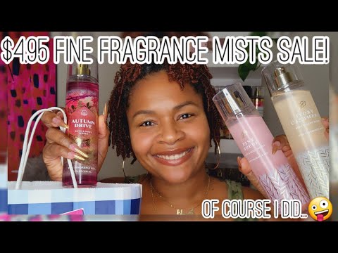 $4.95 Fine Fragrance Mists Sale|Bath and Body Works 🍂New Fall Fragrances🍂|I couldn't pass this up!