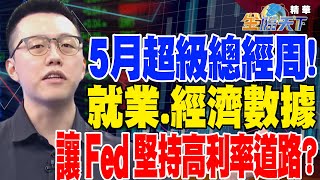 【精華】5月超級總經周！就業.經濟數據讓Fed堅持高利率道路？ #游庭皓 @tvbsmoney 20230501