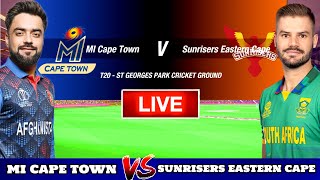 🔴 SA20 Live : Sunrisers Eastern Cape Vs MI Cape Town Live | SEC VS MICT Live SA20 League 2025 Live