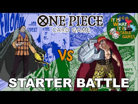 One Piece TCG Starter Deck Battle Blue Vs Green, Crocodile Vs Captain Kid