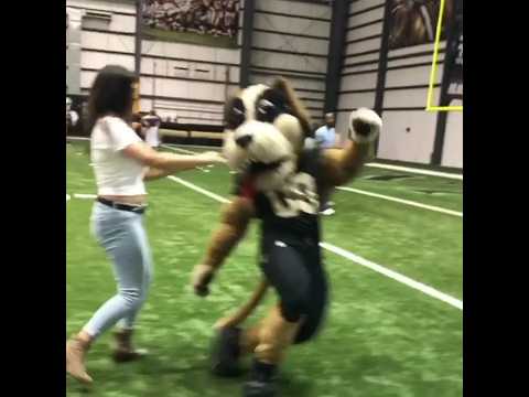 NFL Mascot Gumbo Knows If You Dance With This Person Be Like