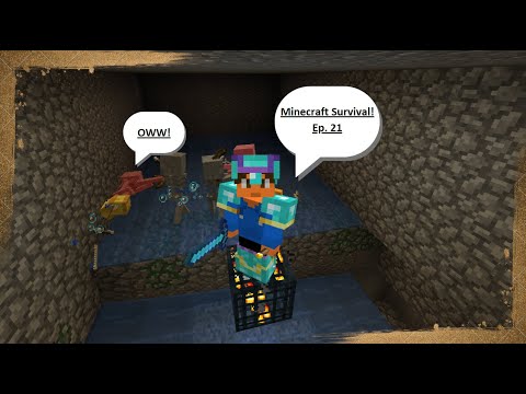 I Built a Skeleton XP Farm in Minecraft! - Minecraft Survival Series - Ep. 21